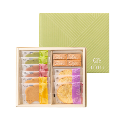 詰合せ02（クルミッ子4個　あじさい3枚　鎌倉だより6枚）