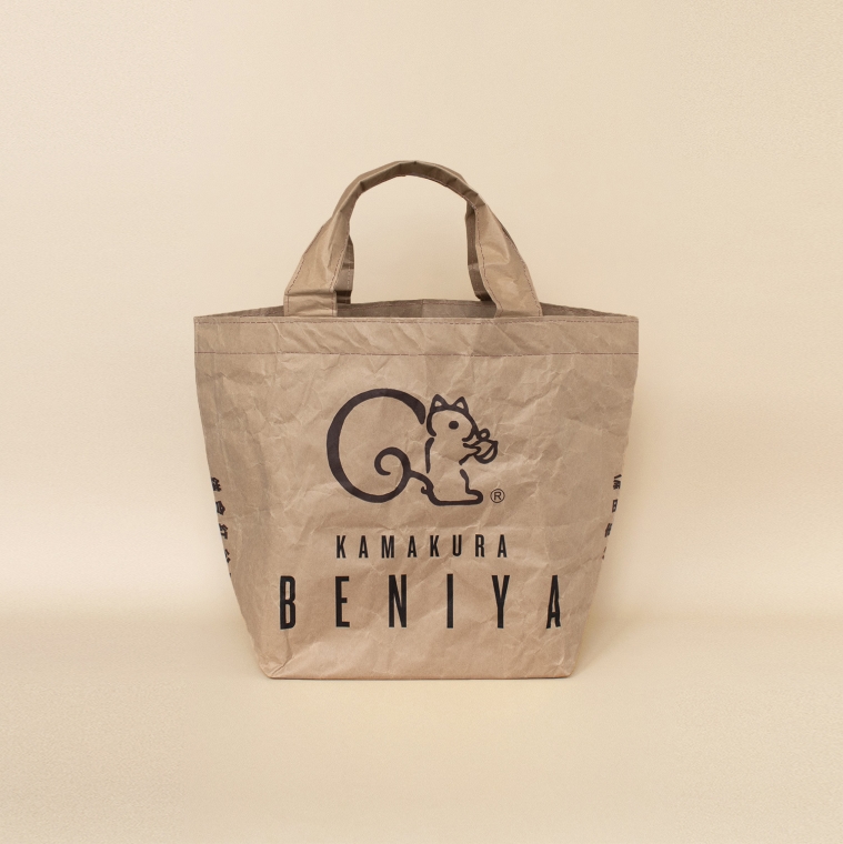 リスくんの粉袋トートバッグ